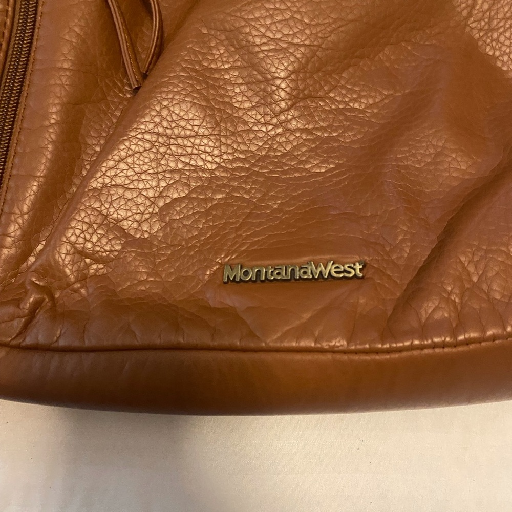 Montana West Brown Leather Bag